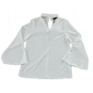 Cut Out High Neck Blouse- New With Tags